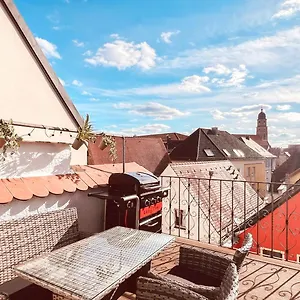 Zentrales Turm-apt Mit Terrasse Amberg